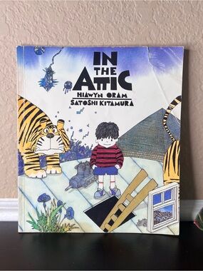 Vintage 1988 In the Attic Satoshi Kitamura Illustrated Children’s Picture Book
